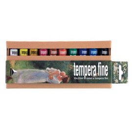 Maimeri Tempera Fine Tubo 20 ml Set 10 Colori