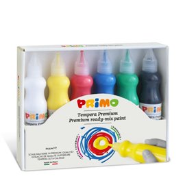 Colori a Tempera Primo 75 ml. a 6 2533BR6