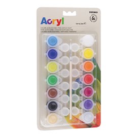 Colori Acrilici Primo 4,5 ml. 14 colori Basic