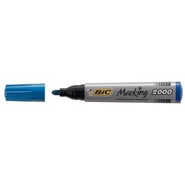 Marker Bic 2000 Punta Tonda Blu 12 pz.