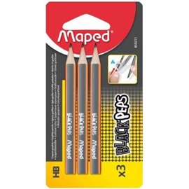 Matite Maped Black Peps Mini H 3 pz.