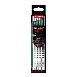 Matite Stabilo Othello Arty a 6 Gradazioni