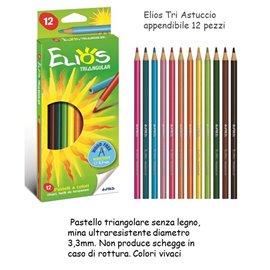 Pastelli Elios Triangolari a 12