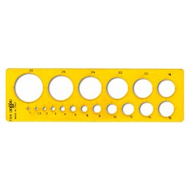Maschera 7128 cerchiometro diam. 1x30 10 pz.